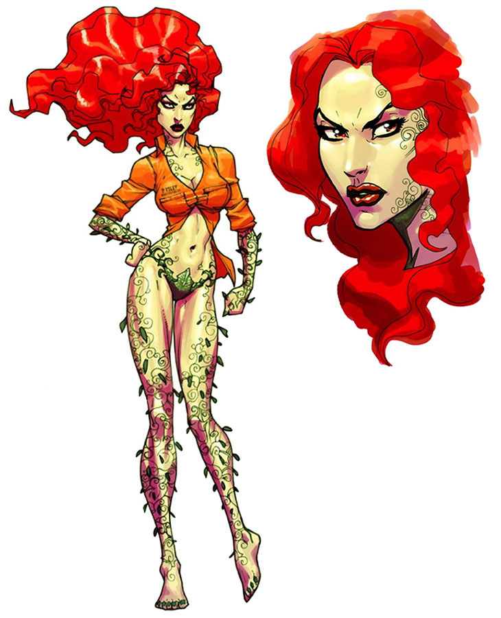Poison Ivy Oh yeah the villains are randomly generated for the most part 